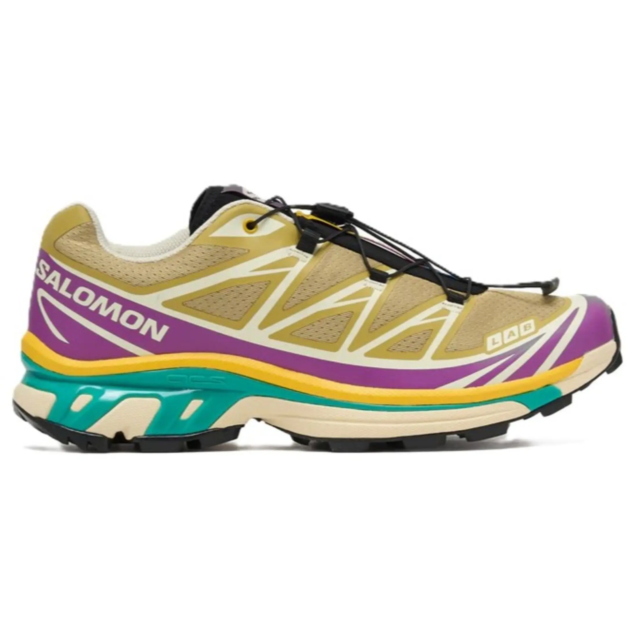 Salomon XT-6 Antique Gold Transparent Yellow L47886500 Men's Fashion Shoes New