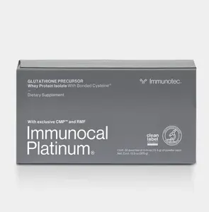 Immunocal Platinum Glutathione Precursor – Advanced Cellular Support with CMP™ & RMF™ – Immune Support, Antioxidant Defense & Healthy Aging – Sugar-Free, Lactose-Free – 30 Servings