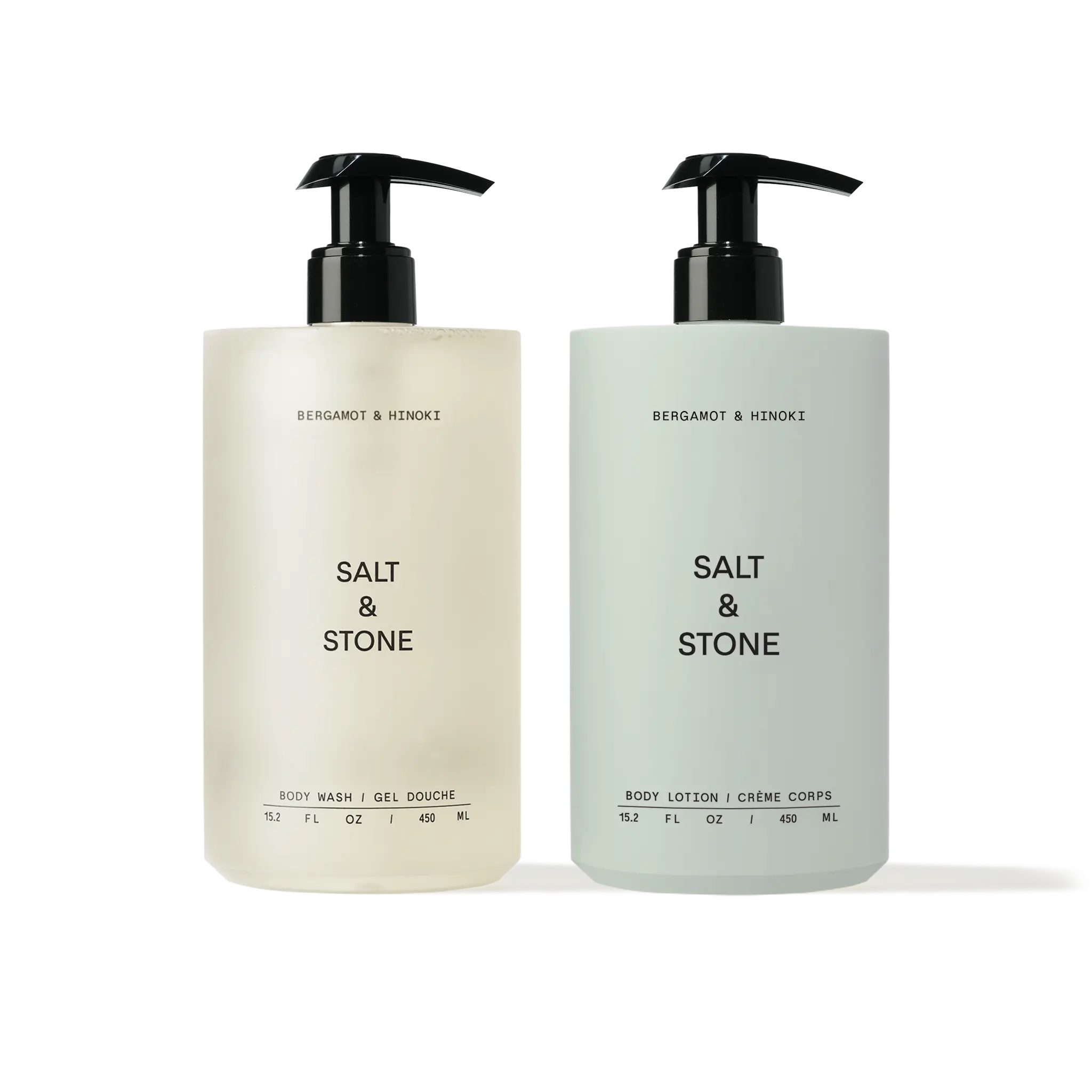 Salt & Stone Signature Deluxe Body Duo - Award-Winning Scents - Hydrating Body Wash And Body Lotion For Soft Skin