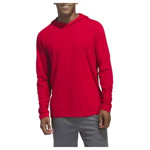 adidas Mens Tech Easy Aeroready Hoodie Casual Outerwear Casual Hoodie - Red