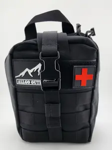 Tactical First Aid Med Survival Emergency Tactical Pouch - Black