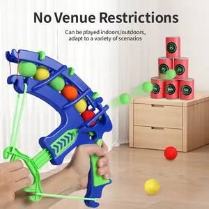 12-Piece Archery Interactive Shooting Game Set For Family Entertainment & Parent-Child Interaction Soft Dart Target Game for Any Setting.