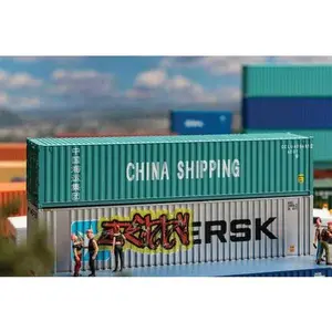 Faller HO 182101 40' Corrugated Container Assembled, China Shipping