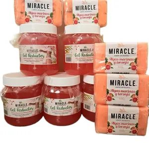 Miracle Gel y Jabón Reafirmante Algas Marinas y Toronja Artisanal Reductor para Cuerpo