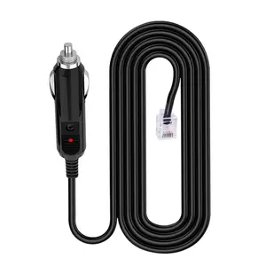 Radar Detector Power Cord, Radar Straight Power Cord Compatible with Uniden R3 R7 R1 Radar Detector, Escort Passport 9500i 8500 X50 Solo S2 Radar Detectors 12V  Adapter (3 m / 10 ft)