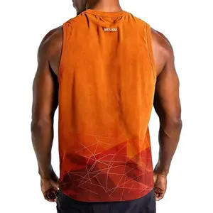 WELIGU Men's Sleeveless Swim Shirts Quick Dry Moisture Wicking Gym Shirts Breathable Workout & Beach