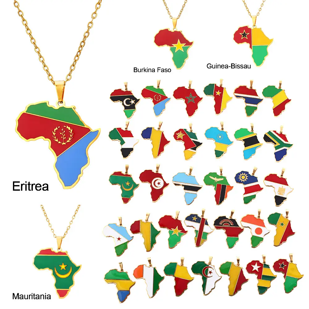 Fashion Creative World Map Pendants Necklaces, NationalFlags, Unique Gifts for Women and Men, Trendy & xquisite Jewelry Necklaces for Gifts Daily Versatile Accessories Decor Festival Gifts Matelasse Chain