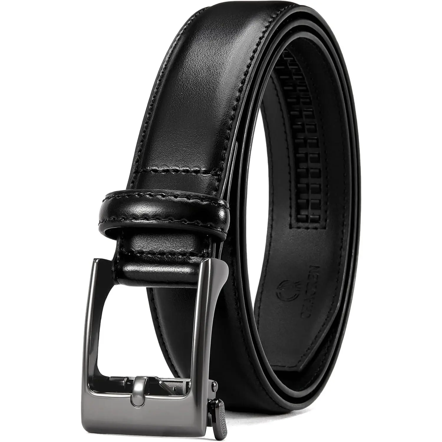 Boys Belt - 1 1/4" Ratchet  leather Belt -  Companion to  Dress Shoes and Casual Wear