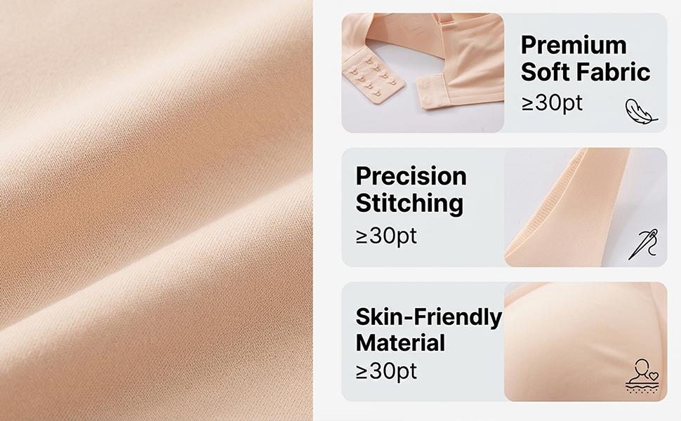 EssElegance  Bra with Seamless Back Smoothing & Posture Support. Features Backless Lift Technology and Wire-Free Push-Up Style. Unlined, Ultra-Breathable Comfort for Everyday, Livestream, & Formal Events. tshirt  approved zip front nonslip yoga