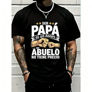 Dad Grandpa Life Celebrating Legendary Fathers and Grandfathers Men's Cotton T-Shirt Fist Bump for Dad and Grandpa Dad Mode Engaged Grandpa Mode Priceless Humorous Tee Shirt for the Versatile Man