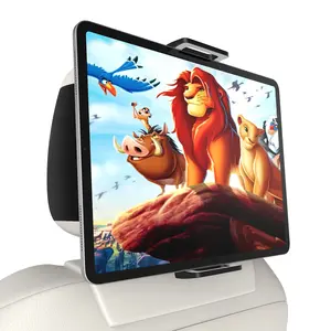 Headrest Tablet Holder, iPad Holder for Car Back Seat, Car Holder Mount for Tablet, iPhone, Fire HD, Switch and All 4.7"-12.9" Devices, Road Trip Essentials for Kids, 360° Rotatable Tablet Mounts