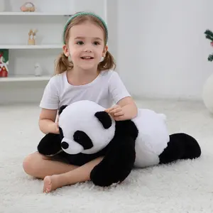 5lb Panda Weighted Stuffed Animals, Cuddly 24in Weighted Panda Plush Pillow Giant Plushie Ideal Gift for Adults & Kids