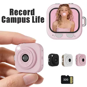 W&O Mini Y2K Digital Camera, Pocket-Size Camera 2.5K HD with 64MP Lens, Portable Camera for Photography with 32GB SD Card, Retro Vlog Camera for Travel, Kids & Instant Party, Holiday Trend Gift, Toy Present