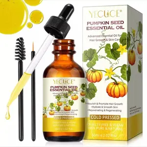 Pumpkin Seed Oil, Pure Unrefined Cold Pressed Moisturizer for Hair growth Skin and Nails hydrating and nourishing hair oil