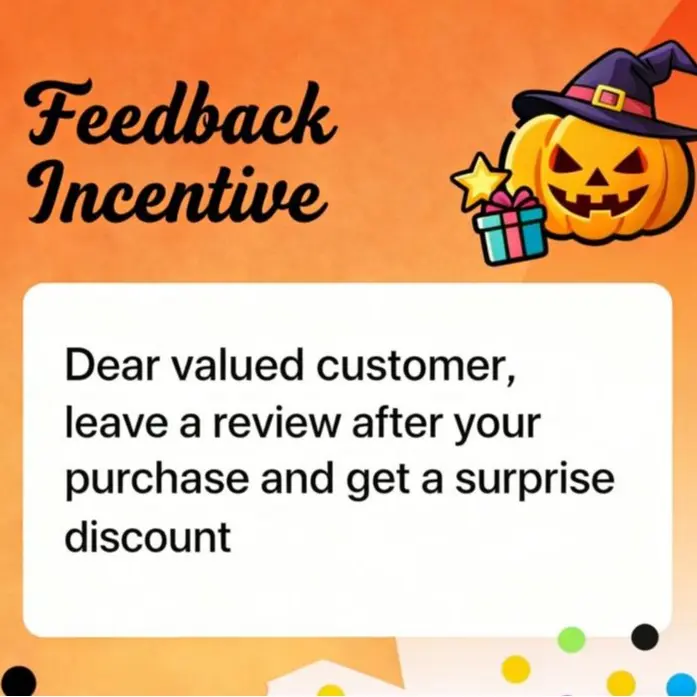 Leave a review & get a surprise discount
