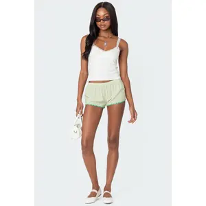 Contrast Stripe Boxer Shorts