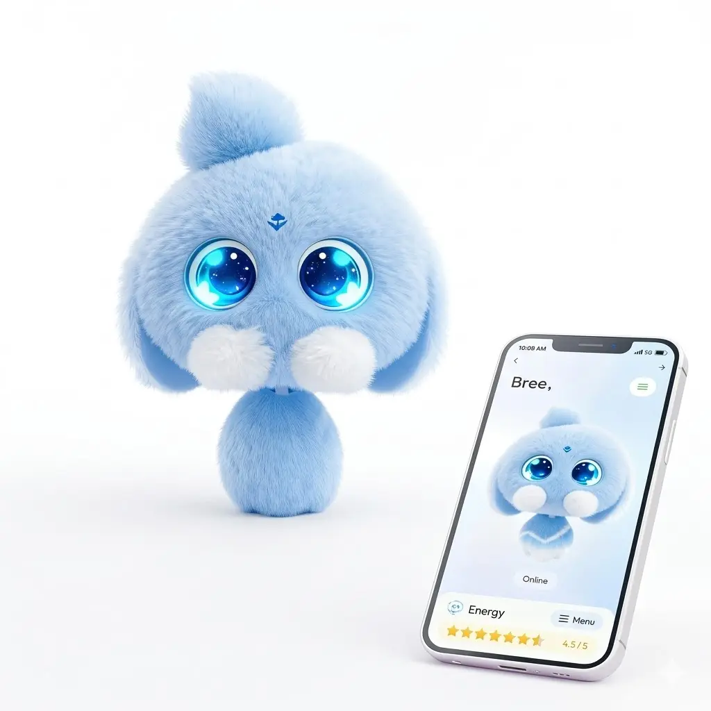 OKIVIVI Interactive Plush Toy - Your Cute Smart Companion with Voice Interaction, Fun Conversations, Storytelling & Playtime for Kids