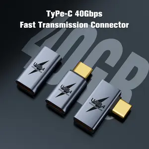 USB4 Adapter USB C To USB C Thunderbolt 3/4 40Gbps OTG Extension Cable Adapter Type C Male To Female Converter For Laptop Fast Transmission Connector