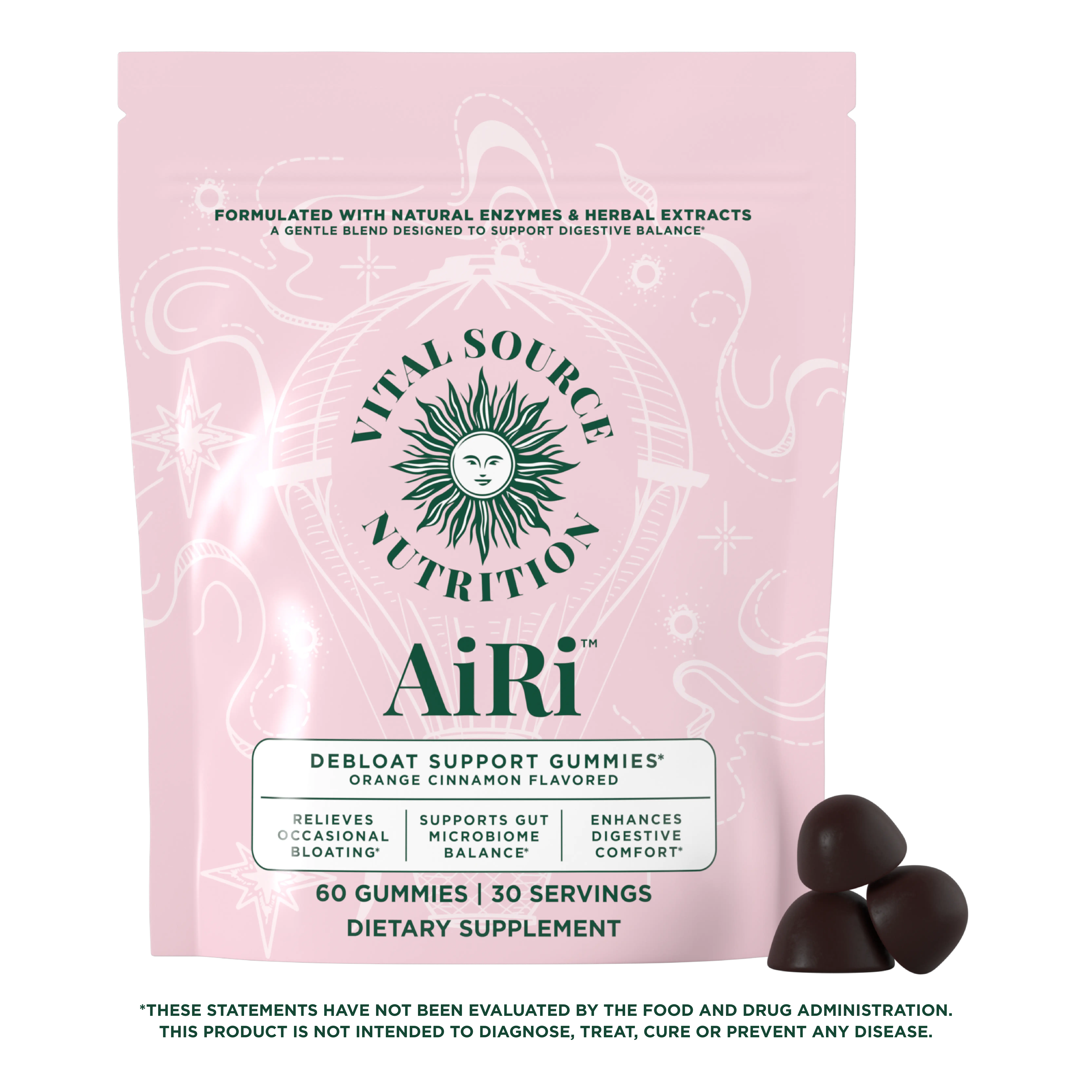Debloat Support Gummies - AiRi - Vital Source Nutrition