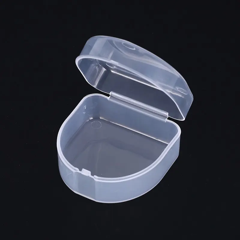 1pc/2pcs Dental Box - Denture and Mouth Guard Storage Case Retainer Box for Hygienic and Convenient Storage