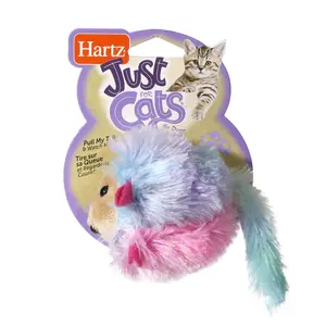 Just For Cats Running Rodent Vibrating Plush Mouse Cat Toy