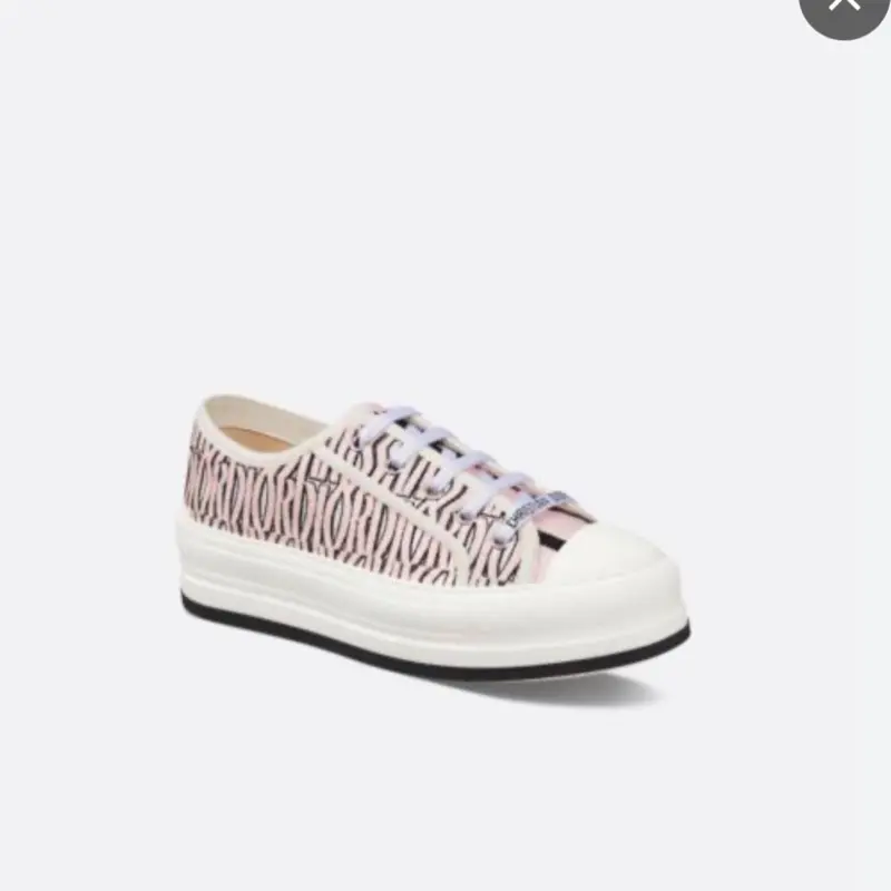 Christian Dior Canvas Sneakers Walk ‘n’ Dior Platform Size 37.5