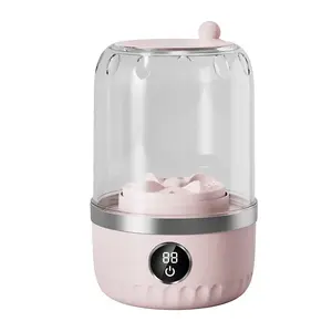Small washing machine, touch screen display, three-speed adjustment function, top-opening lid design to prevent water leakage, convenient for personal hygiene care, suitable for kitchen towel cleaning, Portable Washer