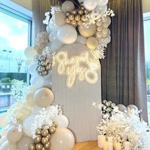 Balloon Garland Arch Kit, 1 Set Mixed Color Balloon Set, Latex Balloon, Metallic Latex Balloons for Baby Shower & Wedding & Party & Anniversary & Birthday Decoration