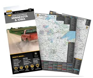 Minnesota and Iowa: 27 Scenic Road Trips on One Map