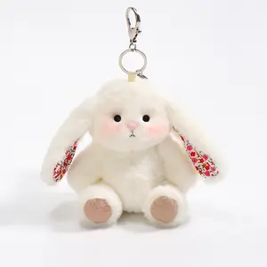 Getahug Rainbow Bloom Mini Bunny Blind Box | 5.9 Inches Plush Bag Charm Keychains Gift Fluffy