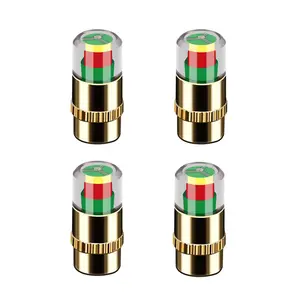 4pcs Car Tire Pressure Monitor Valve Caps, Practical Pressure Detection, Real-Time Monitoring, Suitable for Vehicle Use, Essential Auto Accessory, Car Accessories, Car Parts