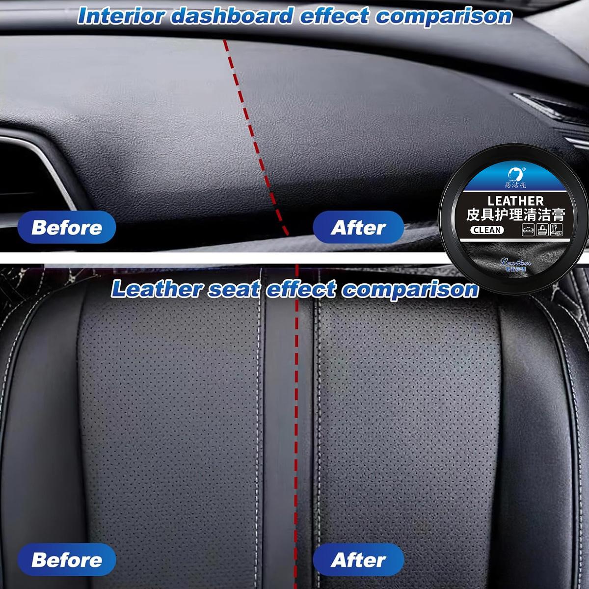 Multi-Functional Leather Cleaner & Conditioner, Deep Clean Nourish Protect for Sofa Shoes Bags Car Seats