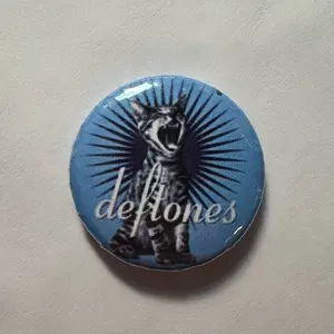 Deftones band 1.25 inch Pin Button Badge - music artist deftones merch pinback buttons pins