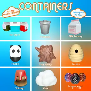 Collectible Storage Containers for Micro Minis – Multiple Styles - Holds 25-35