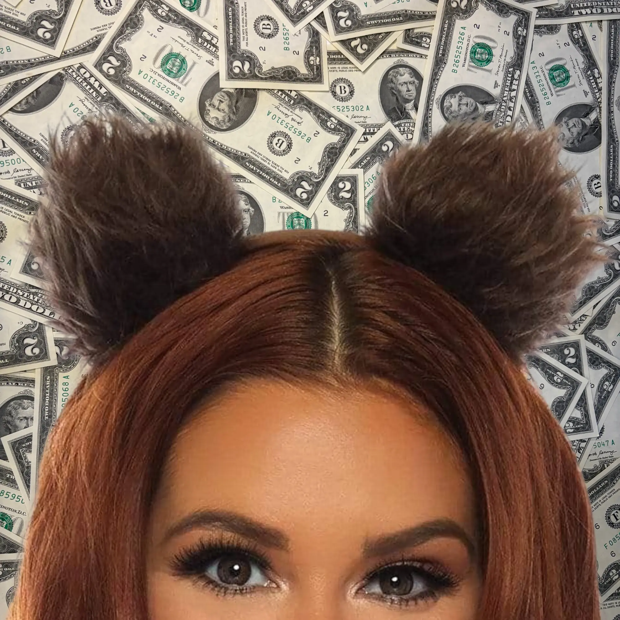 Brown Furry Animal Ear Headband