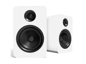 Kanto YUP6W Passive Bookshelf Speakers with 1" Silk Dome Tweeter and 5.25" Kevlar Woofer - External Amplifier/Receiver Required - Pair (White)