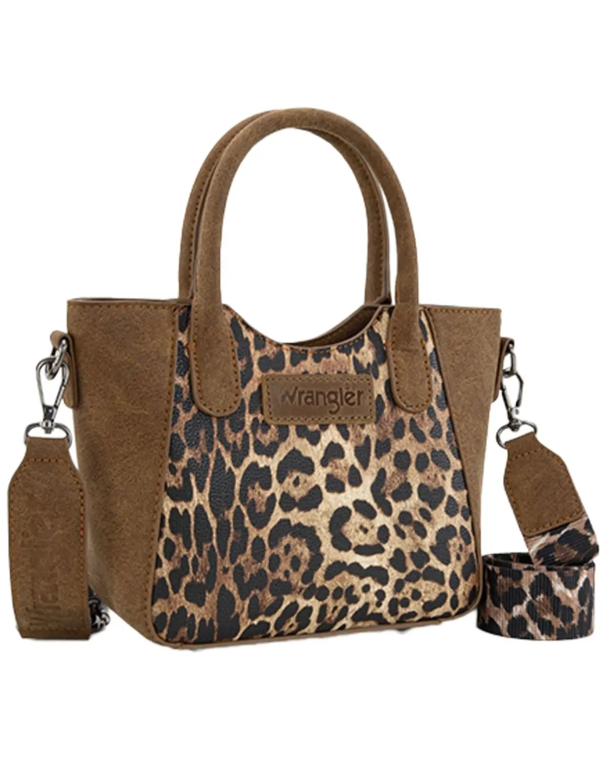 Wrangler Women's Women'S Leopard Print  Crossbody Tote - Wg296-8015Br