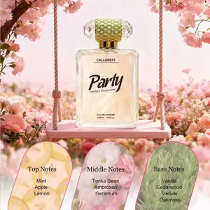 Callobest Party Glow Perfume - Gift Collection - Party Highlight - Mysterious Texture - Alluring Aura - Passionate Encounter - Long-Lasting Fragrance Design 100ml/3.4 fl oz - Spray Perfume