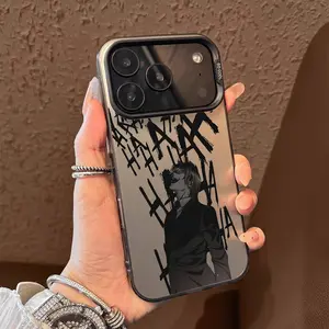 Light D-Death N-Note Logo Phone Case For iPhone 17 16 15 14 13 12 11 Pro Max Plus Air And Galaxy S25 S24 S23 S22 Ultra Plus FE Matte Laser Metallic Aurora Funda Unique Gift For Christmas Birthday