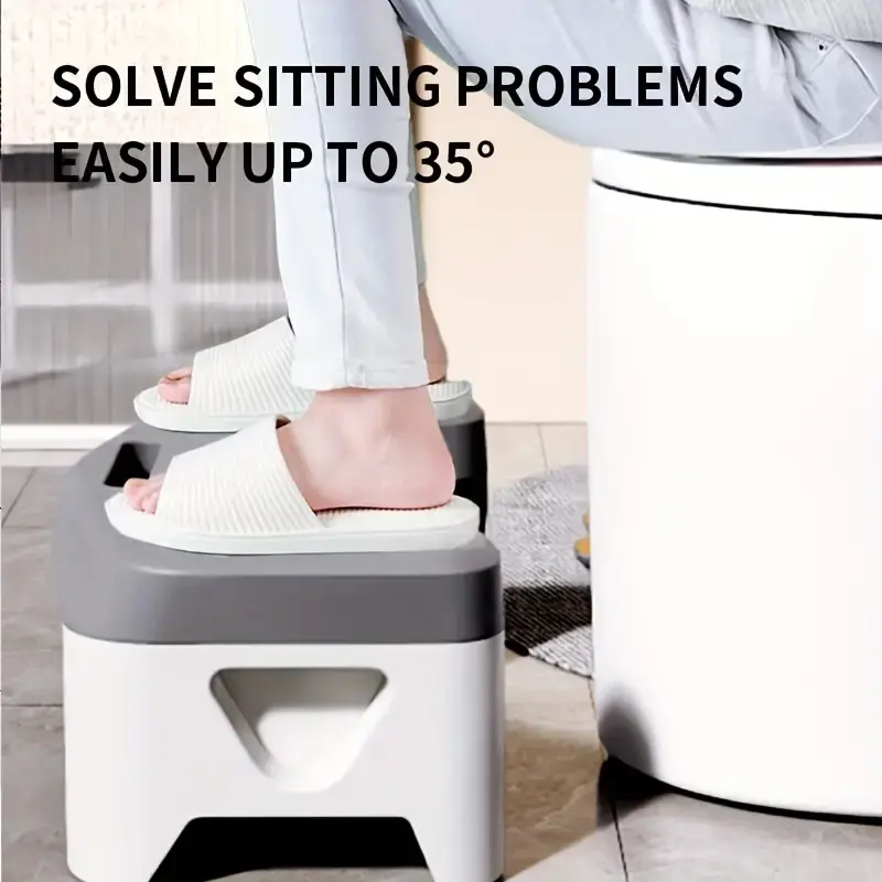 Thickened Home Toilet Stool, Adult & Child Footrest Seat, Pregnant Women Foot Pedal, Comfortable Bathroom Aid, Durable Design, Step Stool, Footstool