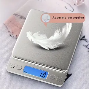 High Precision Digital Postal Scale, Multi-Functional Office Jewelry Counter Scale, 0.1g/0.01g Accuracy, Portable Design, Ideal for Small Business Packaging
