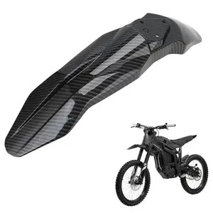 Motorcycle Front Fender, Carbon Fiber Pattern Mudguard, Mud Guard Protector for Talaria Sting MX3/MX4 Electric Dirt Bike