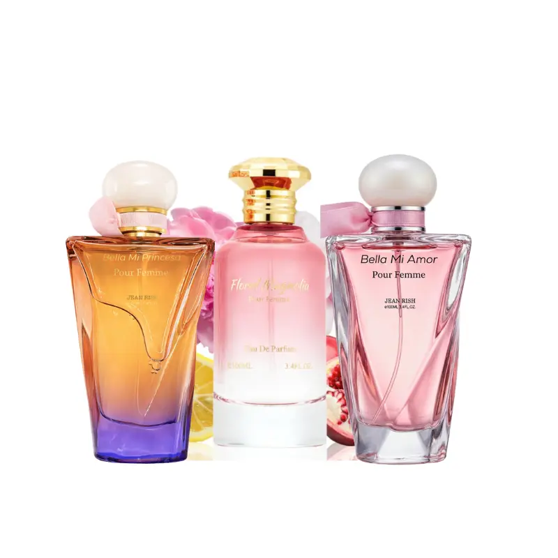 Summer Glow Edit: Bella Mi Amor, Bella Mi Princesa, Floral Magnolia JEAN RISH PERFUMES, Pistachio · Almond · Jasmine · Vanilla · Salted Caramel  Yuzu · Pomegranate · Magnolia · Peony · Amber · Musk
