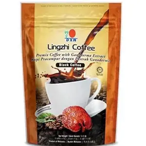 DXN Lingzhi Black Coffee Ganoderma 20 Sachets Premix Coffee with Ganoderma & Reishi Extracts Thai Origin