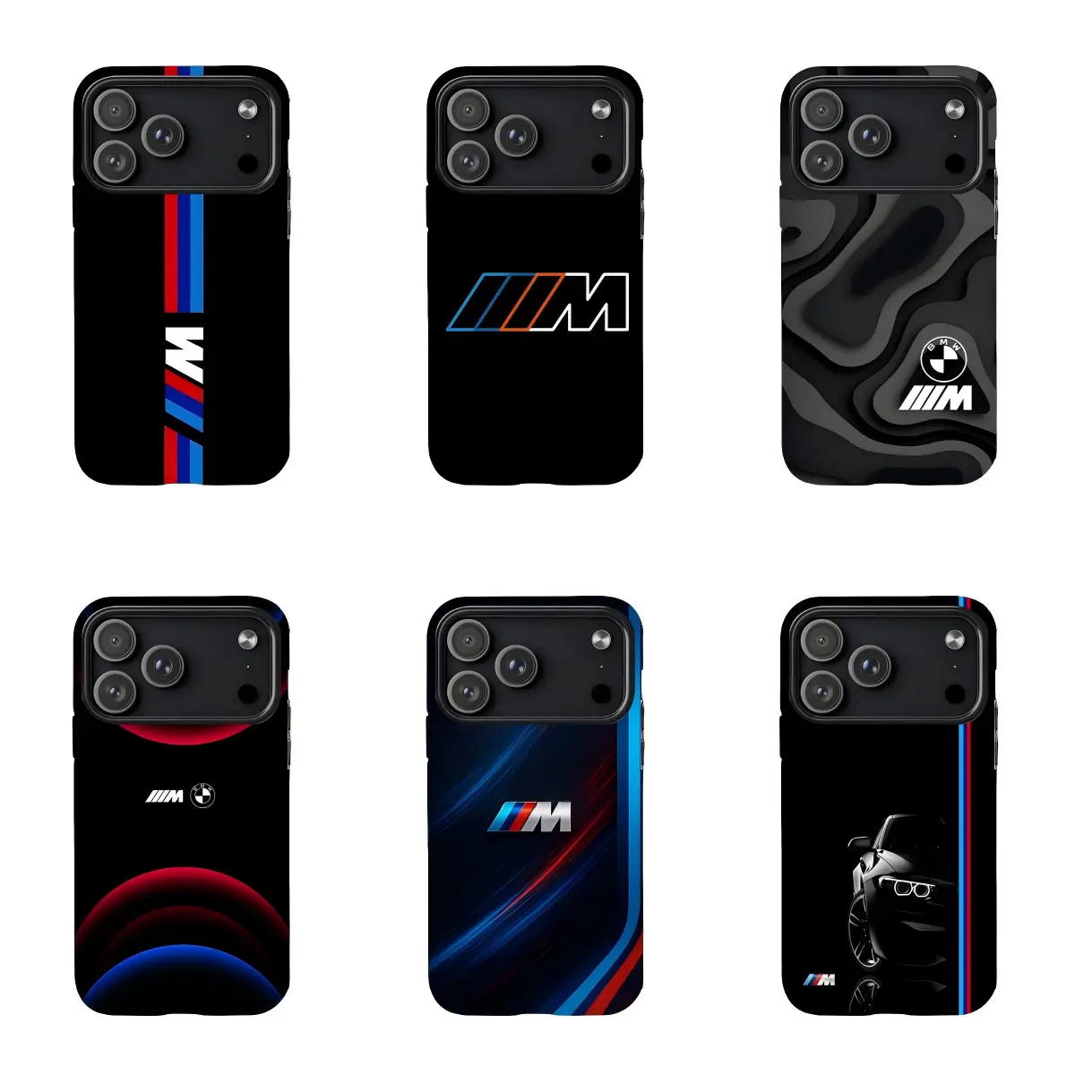 BMW M Series phone case Cover for iphone 17 phone case 16 pro max 15 Plus 14 13 12 11 and Samsung S26Ultra S25Plus S24 S23 S22 Cute,clear,military-grade,high-end,durable,shockproof,and drop-resistant 2-in-1 glossy phone case