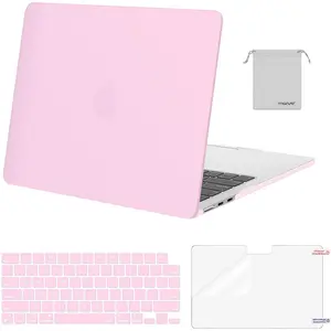 MOSISO Compatible with MacBook Air 13 inch Case M5 2026 M4 2025 M3 M2 2024-2022 A3449 A3240 A3113 A2681,Hard Shell&Keyboard Cover&Screen Film&Pouch for MacBook Air 13.6 inch Case