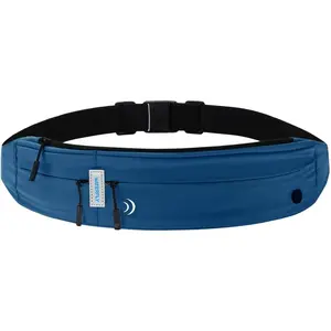 WATERFLY Slim Running Belt for Men & Women, Water-Resistant Runners Waist Pack with Secure Phone Holder for Active Workouts & Jogging
