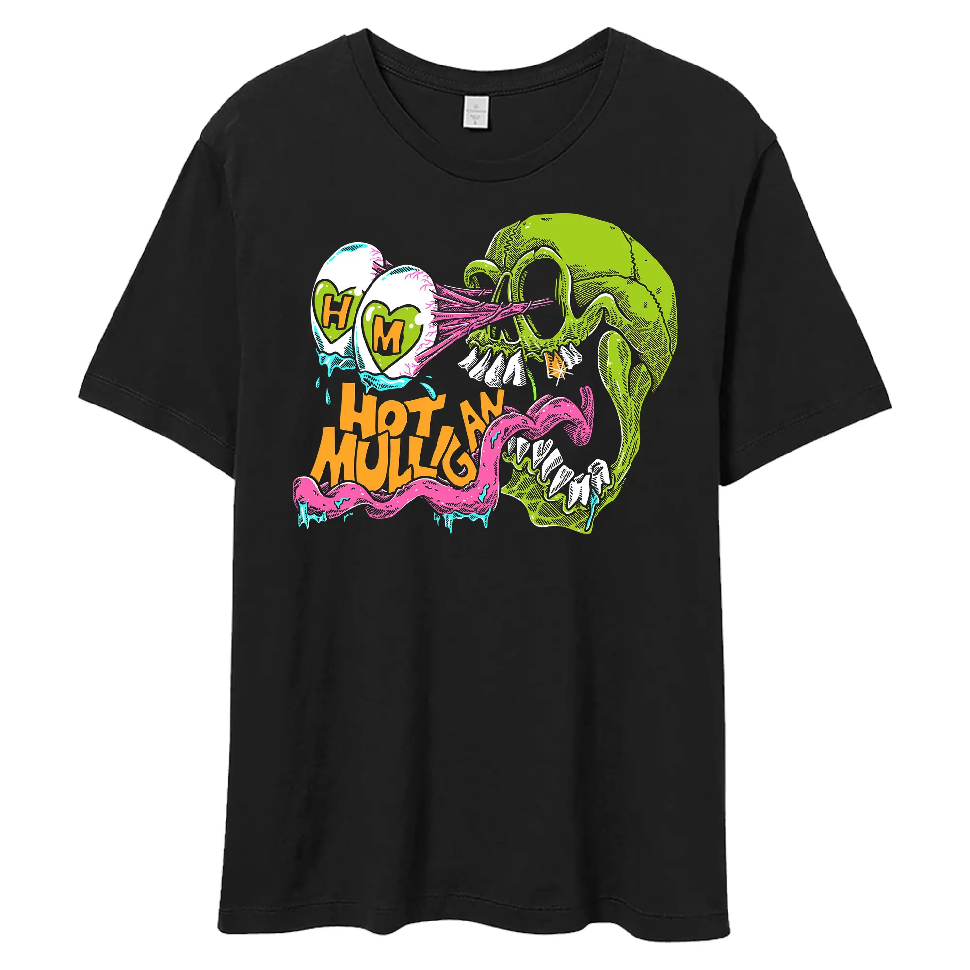 Hot Mulligans Band Merch Hot Mulligan Tour 2024 T Shirt Unisex 100% Cotton Graphic Tee for Men & Women Casual Streetwear