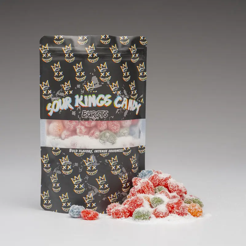 Marshmallow Sour Bursts - Viral Sour Candy Snack Sour Sweet Fruity Flavor