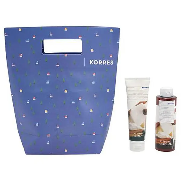 Korres 2-piece Vanilla Cinnamon Body Cleanser & Body Butter Set w/Bag